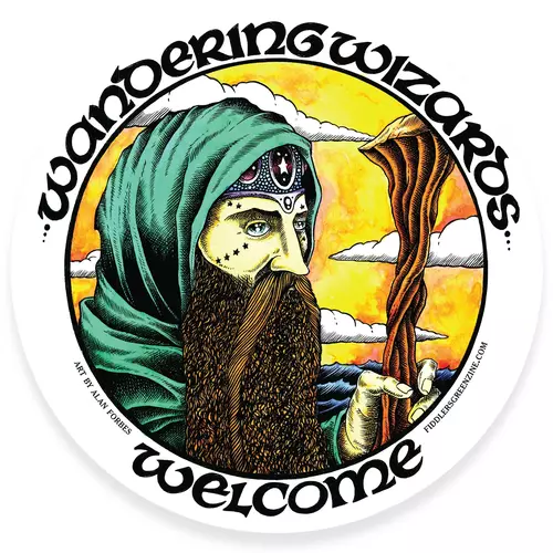 Wandering Wizards Welcome Sticker