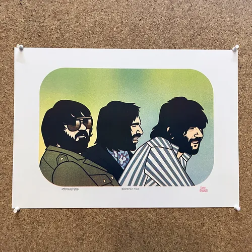 Aphrodite's Child A3 riso print