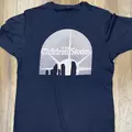 CHILDREN OF THE STONES DISCHARGE TEE - DARK NAVY