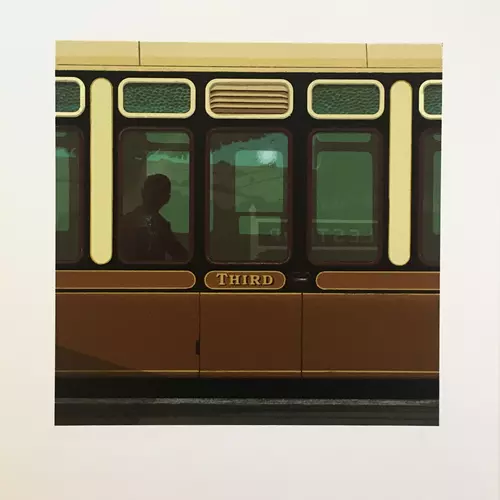 Gilroy Mere Adlestrop Print - Brown Livery.