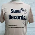 SAVE RECORDS PINK / BLACK TEE