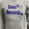 SAVE RECORDS GREY SWEATSHIRT 