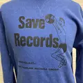 SAVE RECORDS BLUE SWEATSHIRT