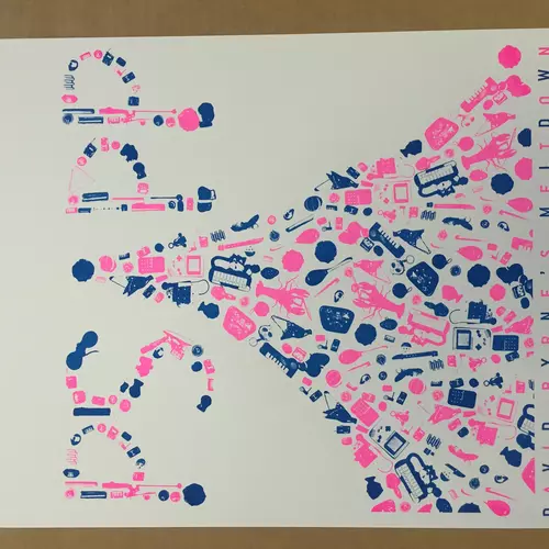 David Byrne's Meltdown Poster