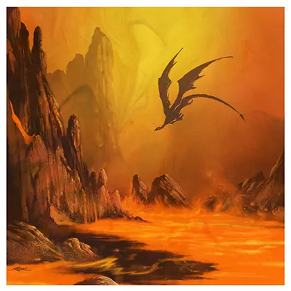 Vision Of The Hawk: Fire Element Print Edition