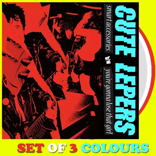 Smart Accessories bundle pack 3 x 7" singles(Red, White & Clear)