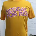 REGGAE FOR REAL TEE - GOLD