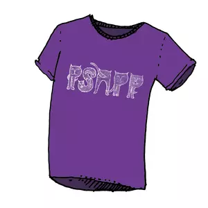 Psapp Cat Women's Aubergine T-Shirt