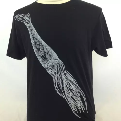 20,000 Leagues Black Squiddy Tattoo Tee