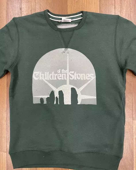 CHILDREN OF THE STONES SWEATSHIRT - BOTTLE GREEN 