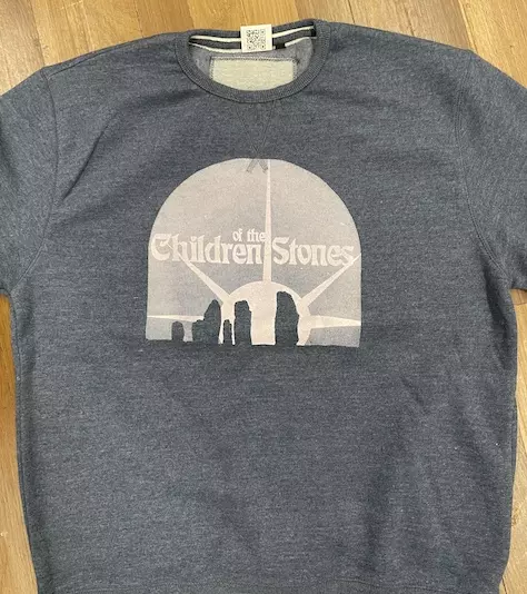 CHILDREN OF THE STONES SWEATSHIRT - MELANGE BLUE