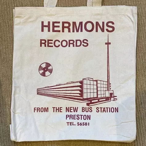 HERMON'S RECORDS BRUTALIST TOTE