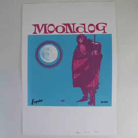 Amazing Moondog Screenprint