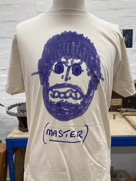 BASIL KIRCHIN FELT TIP PORTRAIT TEE