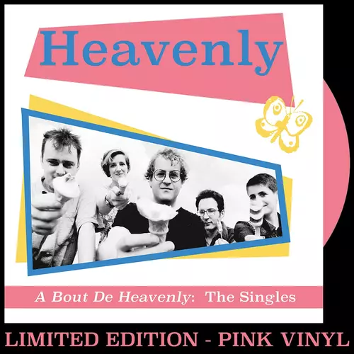 Heavenly - A Bout De Heavenly: The Singles - PINK VINYL LP