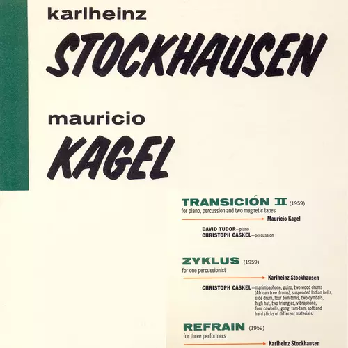 David Tudor, Christoph Caskel, Aloys Kontarsky, Benrhard Kontarsky - Stockhausen / Kagel