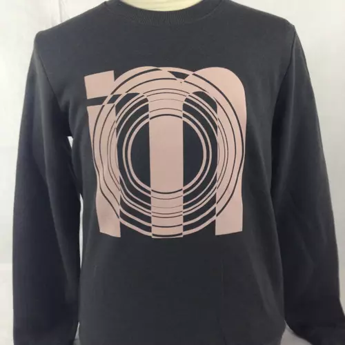 Super cool dark grey IM library logo sweat