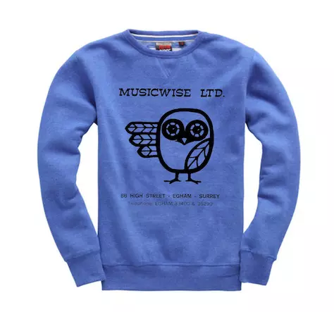 MUSICWISE OWL SWEAT IN BLUE