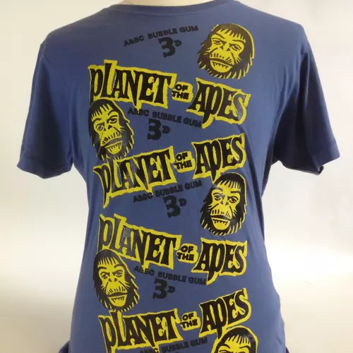 Very Limited Planet Of The Apes Bubble Gum Tee In Blue 