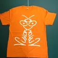 Vision On "Discharge" Tee - Orange