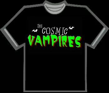 COSMIC VAMPIRES LOGO T-SHIRT