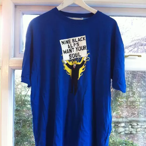 Nine Black Alps - Nine Black Alps Blue I Want Your Soul Tshirt