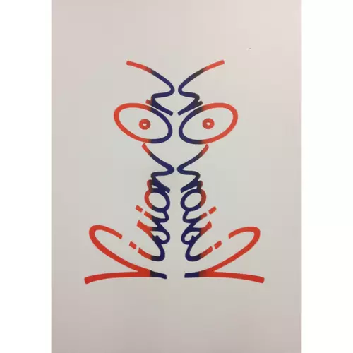 Vision On "Blended Colours" Limited Screenprint. 