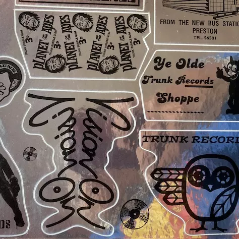 Trunk Anniversary Silver Sticker Sheet