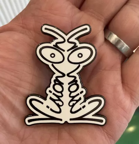 Vision On Enamel Pin Badge