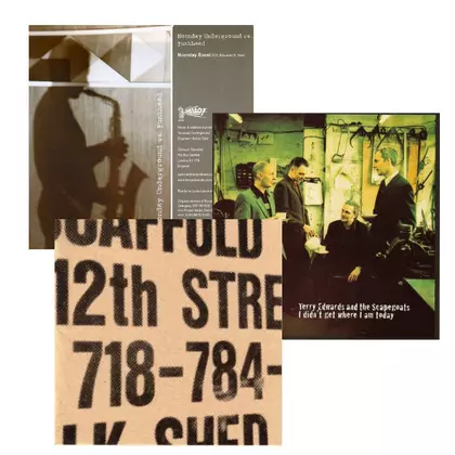 BUtterfield 8, Terry Edwards, The Scapegoats - I Didn't Get Where I Am Today LP, 681 7" and BUtterfield 8 10" Album cover