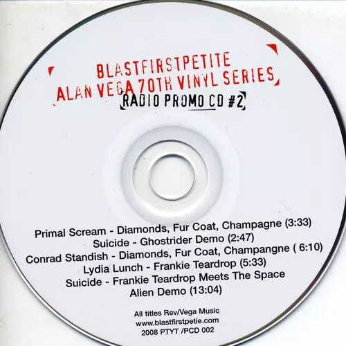 Alan Vega 70th Vinyl Series: Limited Edition radio CD 2