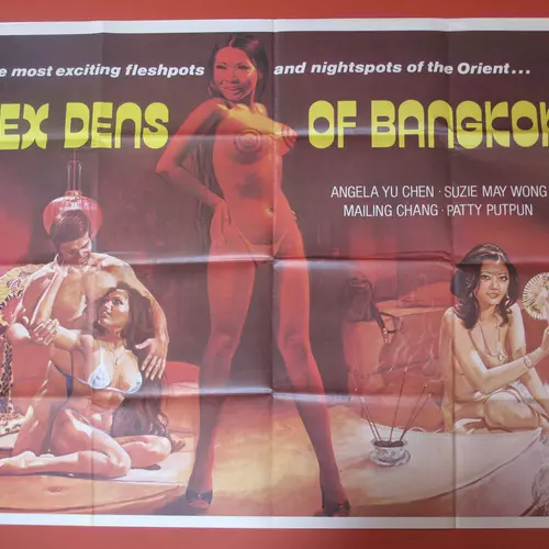 Sex Dens Of Bangkok. Rare UK Quad 