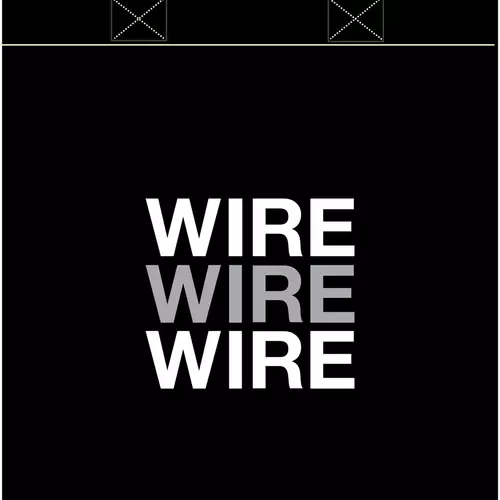 WIRE tote bag - black