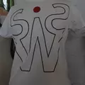ISWS LOGO MENS LARGE T-SHIRTS WHITE