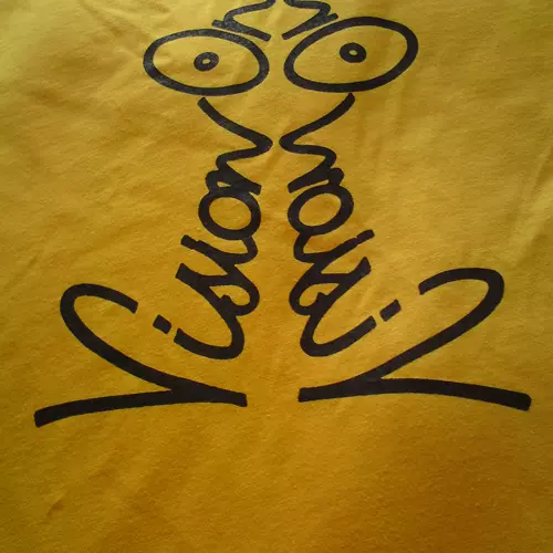 Vision On T Shirt Eggy Weggy and black