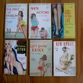 Trunk Junk: Set Of Six sleazy Pulp Novels