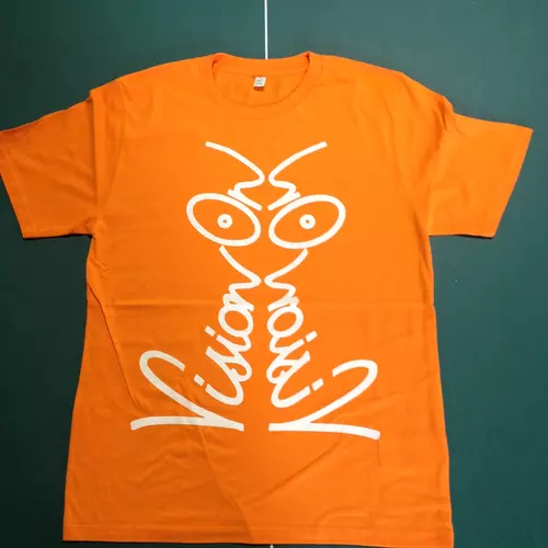 Vision On "Discharge" Tee - Orange