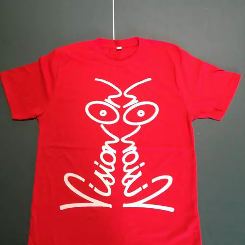 Vision On "Discharge" Tee - Red