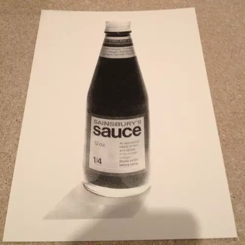 Sauce Bottle Print