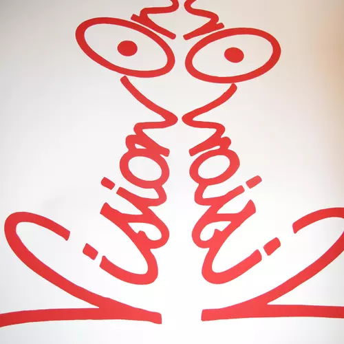 Vision On Poster, red, closed edition of ten.