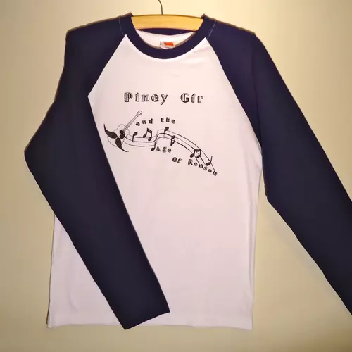 Piney Gir - Age Of Reason mens navy blue baseball top
