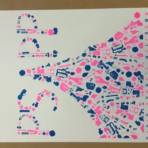 David Byrne's Meltdown Poster