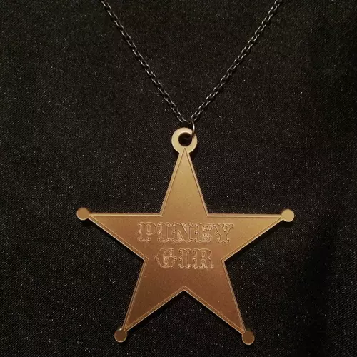 Piney Sheriff Star Necklace