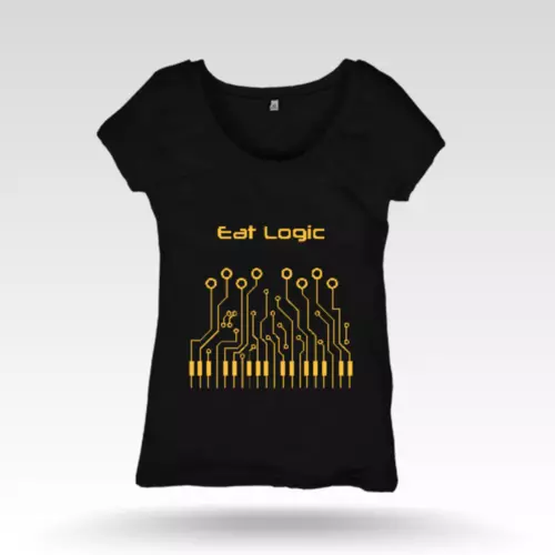 Lady's Black T Shirt