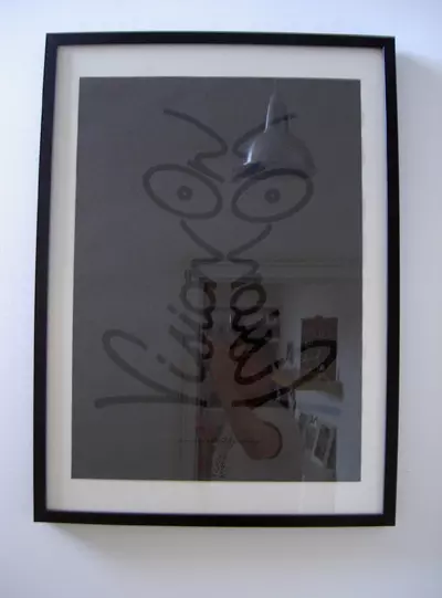 Vision On Screen Printed Poster - Black