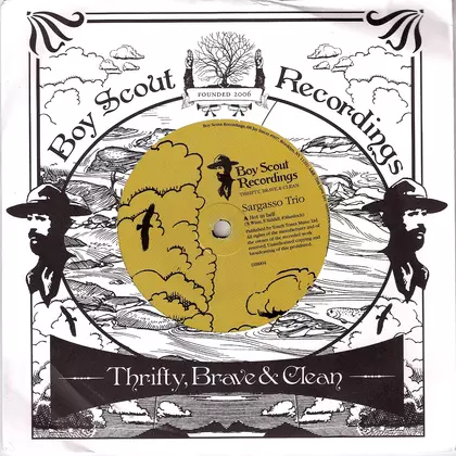 Sargasso Trio - It's Hot In Hell 7" cover