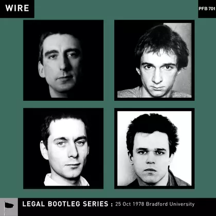 Wire - 25 October 1978 Bradford University cover