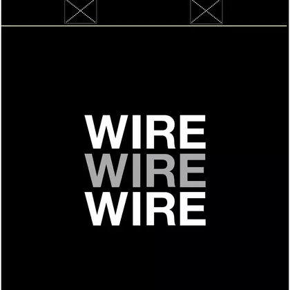 Wire - WIRE tote bag - black cover