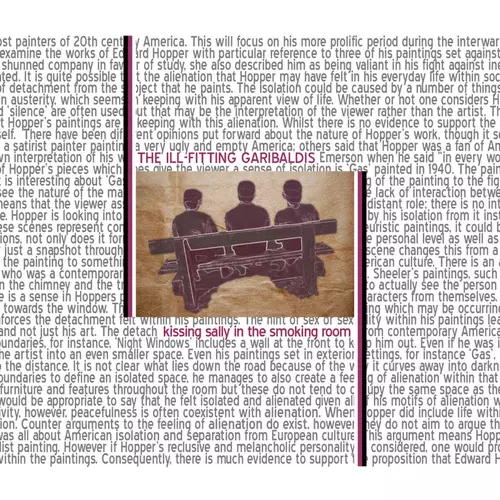 The Ill-Fitting Garibaldis - Kissing Sally In The Smoking Room