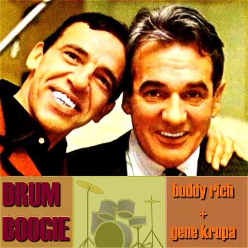 Buddy Rich and Gene Krupa - Drum Boogie 'live'